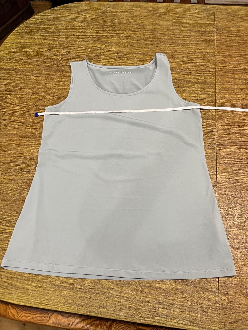 Eileen Fisher Light Gray Scoop Neck Tank